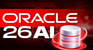 Ilustración conceptual de Oracle Database 26ai integrando inteligencia artificial para el análisis y gestión avanzada de datos empresariales.